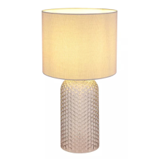 GLOBO 21735G SOFIA asztali lámpa 60W 230V IP20 1xE27 szürke d=265 mm világítás