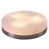 GLOBO 48403 OPAL Mennyezeti lámpa , E27, ILLU , 40W , 230V , nikkel matt , üveg