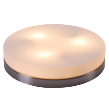 GLOBO 48403 OPAL Mennyezeti lámpa , E27, ILLU , 40W , 230V , nikkel matt , üveg világítás