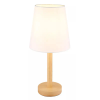 GLOBO 50100146 JORIS asztali lámpa 25W 230V IP20 1xE14 fa hatású d=200 mm