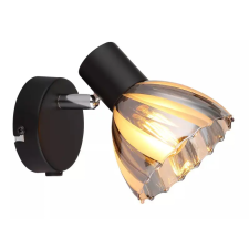 GLOBO 54315S-1 ZACHERY spotlámpa 40W 230V IP20 1xE14 fekete HxSzxM=x100x125mm világítás