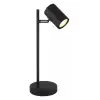 GLOBO 57918TB JAMES LED asztali lámpa 5W 230V IP20 1xGU10 LED fekete HxSzxM=165x120x350mm