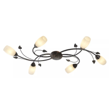 GLOBO 60800623X VENEZIA mennyezeti lámpa 40W 230V IP20 6xE14 rust colopiros HxSzxM=550x1060x220mm világítás