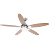 GLOBO Azura barna-fehér mennyezeti csillár ventilátor (GLO-0308) E14 1 izzós IP20