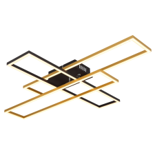 GLOBO Dakari fekete LED mennyezeti lámpa (GLO-67208-40G) LED 1 izzós IP20 világítás