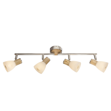 GLOBO Gylfi nikkel-opál mennyezeti spotlámpa (GLO-54352-4) E14 4 izzós IP20 világítás