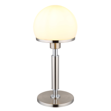 GLOBO Haku nikkel-opál asztali lámpa (GLO-21954C) E27 1 izzós IP20 világítás