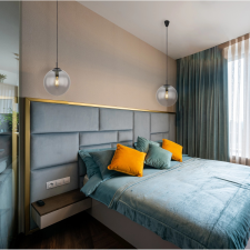 GLOBO Joel függőlámpa 1 izzós fekete matt-füstszínű 300 mm x 1800 mm világítás