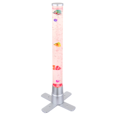 GLOBO Mendoza ezüst-átlátszó gyerek LED állólámpa (GLO-9017) LED 1 izzós IP20 világítás