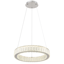 GLOBO MUCKY LED FÜGGESZTÉK 50W 2995LM 2700-6000K IP20 50CM KRÓM-K5 KRISTÁLY világítás