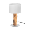 GLOBO Norin barna-fehér asztali lámpa (GLO-50210146X) E14 1 izzós IP20