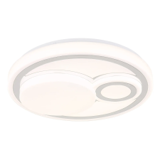 GLOBO Ruiz fehér-opál LED mennyezeti lámpa (GLO-48473) LED 1 izzós IP20 világítás