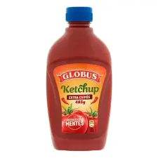 Globus Ketchup GLOBUS Extra csípős 485g alapvető élelmiszer