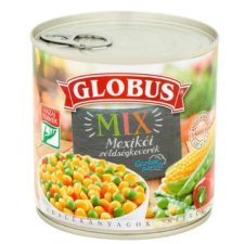  GLOBUS KONZERV mexicói zöldségkeverék tpz. 300g/280g konzerv