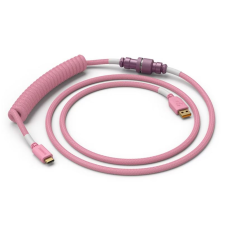 Glorious USB-C billentyűzet spirálkábel pink (GLO-CBL-COIL-PP) (GLO-CBL-COIL-PP) billentyűzet