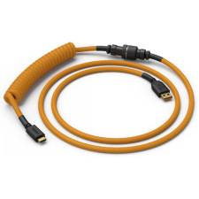 Glorious USB-C Spirálkábel arany kábel és adapter