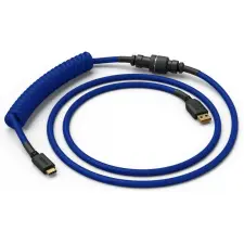 Glorious USB-C Spirálkábel kék kábel és adapter