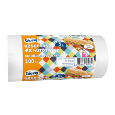 GLOSSY hűtő és uzsonnás tasak 5L 100db/tek papírárú, csomagoló és tárolóeszköz