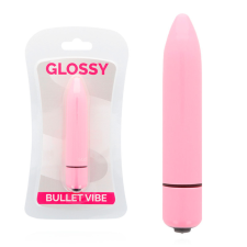 GLOSSY - VÉKONY HANGULATÚ RÓZSASZÍN VIBRÁTOR vibrátorok