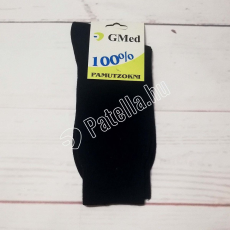 GMED 100% pamut zokni sötétkék 43-44