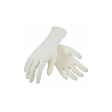 GMT Gumikesztyű latex púderes L 100 db/doboz, GMT Super Gloves fehér védőkesztyű