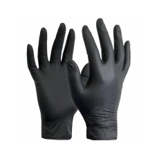 GMT Gumikesztyű nitril púdermentes S 100 db/doboz GMT Super Gloves fekete