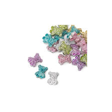 GNB Körömdísz - 3D színes mackók 20db körömdíszítő