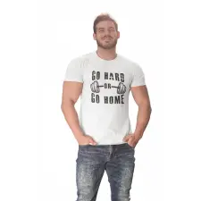  Go hard or go home - Férfi Póló férfi póló