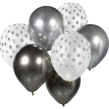 Godan Lufi Szett - Többszínű, Silver-Graphite, 7 db, 30 cm, Ezüst/Grafit (481359) party kellék