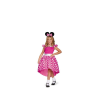 Godan Minnie egér: Pink jelmez - 109-123 cm (129449L)