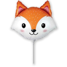 Godan Rókafej formájú fólia lufi - 36 cm party kellék