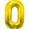 Godan Szám Fólia Lufi - 85 cm, 0-ás, Arany (BC-HZL0)