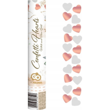 Godan Szív Konfetti Kilövő - 30 cm, Rózsarany (599383) party kellék