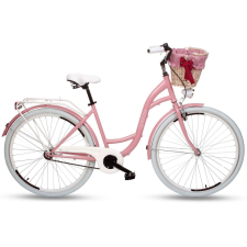 GOETZE ® Colorus Női kerékpár 1 fokozat 28″, 160-185 cm magassag, Rózsaszín/Fehér city kerékpár