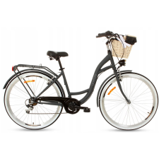 GOETZE ® Mood Női kerékpár 7 fokozat 28″, 160-185 cm magasság, Grafit city kerékpár