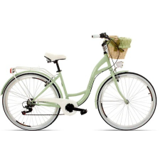 GOETZE ® Mood Női kerékpár 7 fokozat 28″, 160-185 cm magasság, Zöld city kerékpár