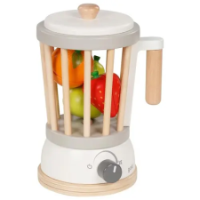  Goki 51505 fehér-szürke fa játék turmixgép konyhakészlet
