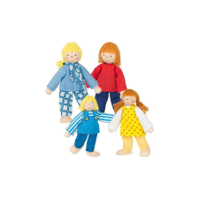Goki Babacsalád - fiatalok, fa, 4 db-os játékfigura