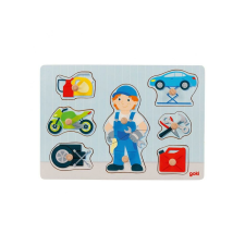 Goki fa puzzle: szerelő 8 db. puzzle, kirakós