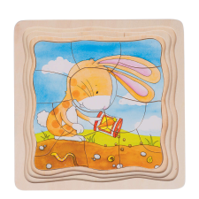 Goki Fa puzzle, veteményeskert puzzle, kirakós
