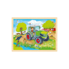Goki fa traktor puzzle, 96 darab. puzzle, kirakós
