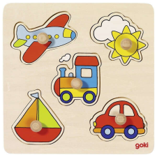 Goki Fogós puzzle, 5 db-os, GOKI GK57547 puzzle, kirakós