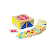 Goki Kocka kirakó feladatkártyákkal, Kubus - GOKI GK58649 kreatív és készségfejlesztő