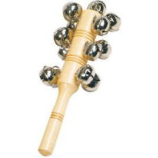 Goki Nyeles Csörgő 13 Csörgővel - Natúr Fa - Goki (15280) kreatív és készségfejlesztő