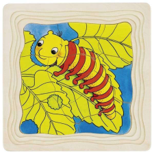 Goki Pillangó fejlődése - Réteg puzzle - Goki puzzle, kirakós