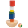Goki Toronyépítő - Egyensúlyozó - 3 Éves Kortól, Fa, Többszínű (212714)