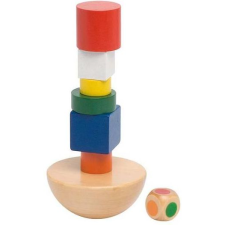 Goki Toronyépítő - Egyensúlyozó - 3 Éves Kortól, Fa, Többszínű (212714) társasjáték
