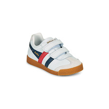 Gola Rövid szárú edzőcipők HARRIER LEATHER VELCRO Fehér 30 gyerek cipő
