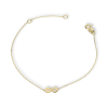 Gold bracelets AU85216 - 14 karátos arany karlánc infinity medállal Hossz: 16 + 3 cm