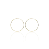 Gold earrings for ladies AU58006 - 14 karátos arany női karika fülbevaló